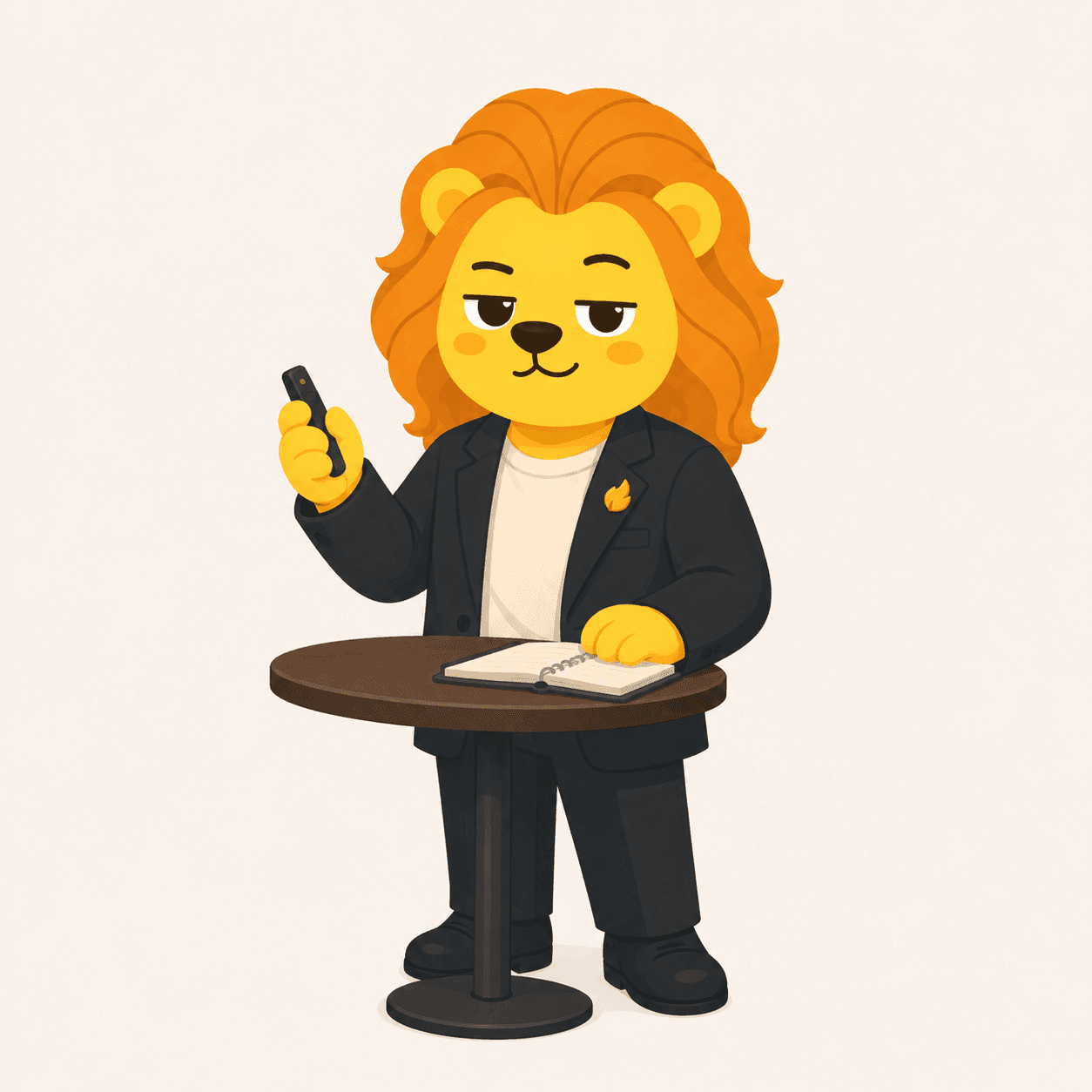 The Boardroom Sniper voice personality illustration: Direct, sharp, and hard to misunderstand.