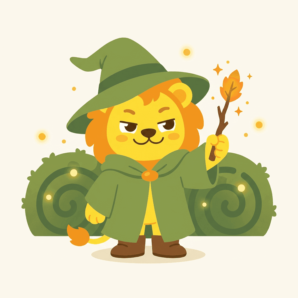 The Hedge Wizard voice personality illustration: Magically turns claims into maybe-claims.